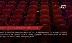 Sinema alanında bu yıl 316 milyon lira destek sağlandı