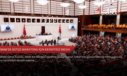 TBMM'de bütçe maratonu için kesintisiz mesai