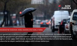Karadeniz'de sağanak, Doğu Anadolu'da karla yağış