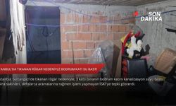 İstanbul'da tıkanan rögar nedeniyle bodrum katı su bastı