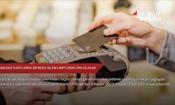 Temassız kartlarda şifresiz işlem limiti 2500 lira olacak
