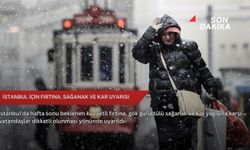 İstanbul için fırtına, sağanak ve kar uyarısı