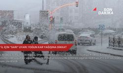 27 il için "sarı" uyarı: Yoğun kar yağışına dikkat