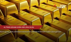 Altının gramı 6 bin 430 lira oldu