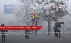 9 il için "sarı" uyarı: Yoğun kar yağışına dikkat