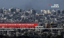 Gazze'de can kaybı 71 bin 441'e yükseldi