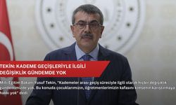 Tekin: Kademe geçişleriyle ilgili değişiklik gündemde yok