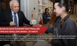 Başkan Şadi Özdemir’den finaller öncesi gençlere moral ziyareti