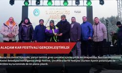 Alaçam Kar Festivali gerçekleştirildi