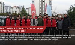 Şadi Özdemir’e Kızılcıklı’da çocuklardan  kaykay park talebi geldi