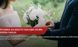 İstanbul'da 2025'te yaklaşık 145 bin düğün yapıldı