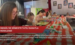 İnegöl’de sömestr tatili sanatla renklendi