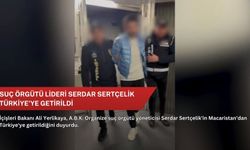 Suç örgütü lideri Serdar Sertçelik Türkiye'ye getirildi