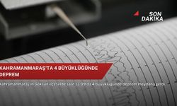 Kahramanmaraş'ta 4 büyüklüğünde deprem