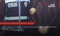 Ankara'da çeşitli suçlardan aranan 891 şüpheli yakalandı