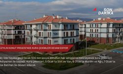 Yüzyılın Konut Projesi'nde kura çekimleri devam ediyor