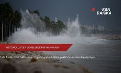 Meteoroloji'den denizlerde fırtına uyarısı