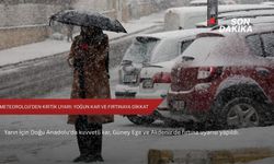 Meteoroloji'den kritik uyarı: Yoğun kar ve fırtınaya dikkat