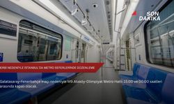 Derbi nedeniyle İstanbul'da metro seferlerinde düzenleme