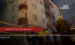 Kocaeli'de 5 katlı bina boşaltıldı