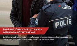 Ünlülere yönelik soruşturmada operasyon: gözaltılar var