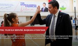 700. yılın ilk servisi, Başkan Aydın’dan