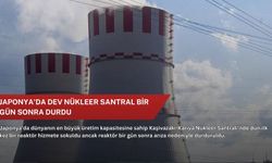Japonya'da dev nükleer santral bir gün sonra durdu