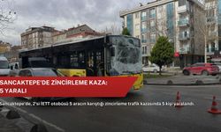 Sancaktepe'de zincirleme kaza: 5 yaralı