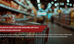 Yılın ilk enflasyon rakamları salı günü açıklanacak