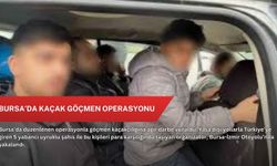 Bursa’da kaçak göçmen operasyonu