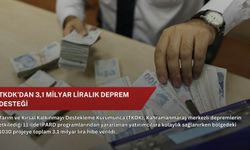 TKDK’dan 3,1 milyar liralık deprem desteği