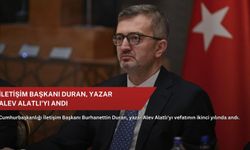 İletişim Başkanı Duran, yazar Alev Alatlı'yı andı