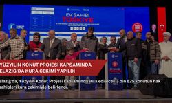 Yüzyılın Konut Projesi kapsamında Elazığ'da kura çekimi yapıldı