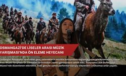 Osmangazi'de liseler arası müzik yarışması'nda ön eleme heyecanı