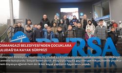 Osmangazi Belediyesi'nden çocuklara Uludağ'da kayak sürprizi