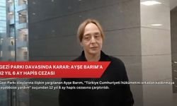 Gezi parkı davasında karar: Ayşe Barım'a 12 yıl 6 ay hapis cezası