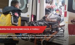 Bursa’da zincirleme kaza: 4 yaralı