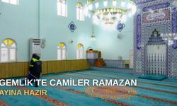 Gemlik’te camiler Ramazan ayına hazır
