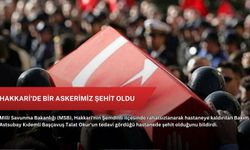 Hakkari'de bir askerimiz şehit oldu