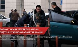 Sobayı yakmak isterken çatıdan düştü: 62 yaşındaki adam yaralandı