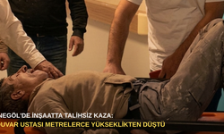 İnegöl'de inşaatta talihsiz kaza: Duvar ustası metrelerce yükseklikten düştü