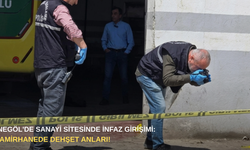 İnegöl'de sanayi sitesinde infaz girişimi: Tamirhanede dehşet anları!