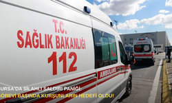 Bursa'da silahlı saldırı paniği: Görevi başında kurşunların hedefi oldu!