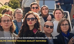 Bursa'da Elif Kutlu davasında vicdanlar tek ses: Adliye önünde tavizsiz adalet haykırışı