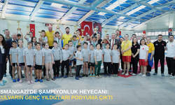 Osmangazi'de şampiyonluk heyecanı: kulvarın genç yıldızları podyuma çıktı