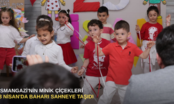 Osmangazi'nin minik çiçekleri 23 nisan'da baharı sahneye taşıdı