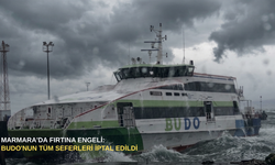 Marmara'da fırtına engeli: BUDO'nun tüm seferleri iptal edildi