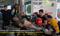 İnegöl'de 5 yıllık hesaplaşma kanlı bitti: Husumetli olduğu şahsı oto tamircisinde infaz etti