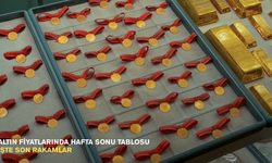 Altın fiyatlarında hafta sonu tablosu: İşte son rakamlar