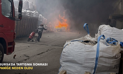 Bursa'da bir depoda çıkan yangın paniğe neden oldu